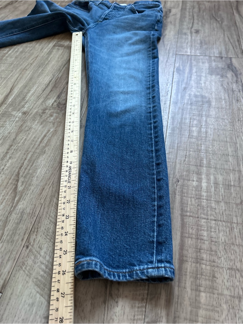 Denim Forum Aritzia The Yoko High Rise Slim modern cigarette classic timeless - Picture 10 of 11